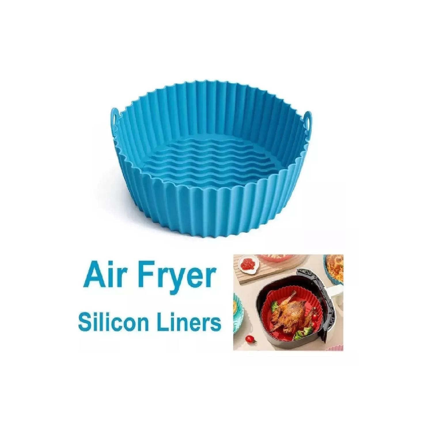 Molde Plato Tapete Silicona Para AirFryer Freidora De Aire - Muy