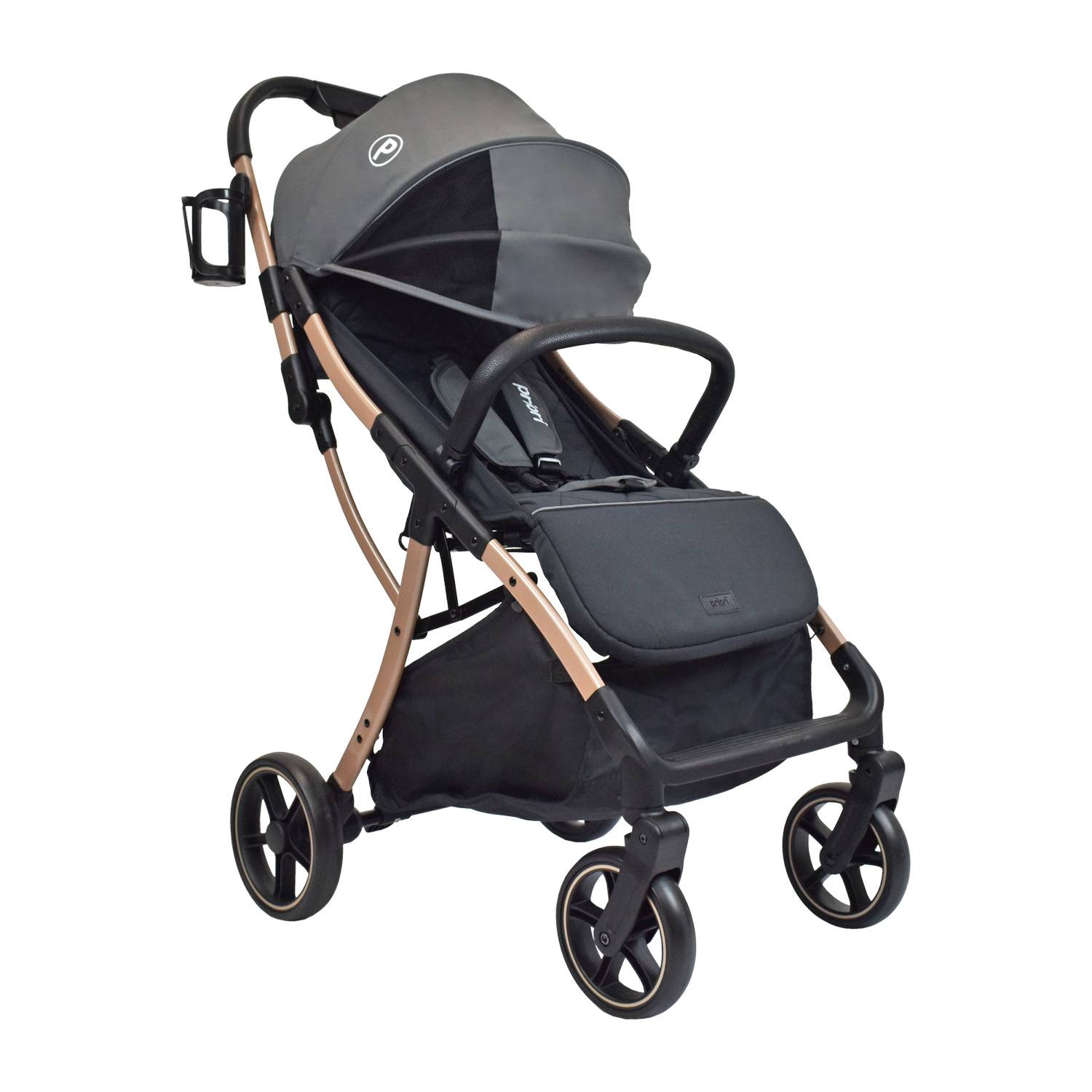 Coche para bebe capota expandible fino reversible Cafe 701-3 GENERICO