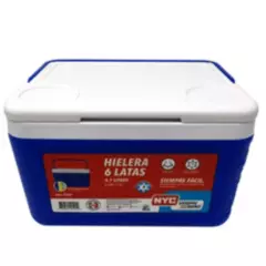 NYC - Nevera nyc 4.7 litros hielera portátil SIX PACK 6 latas