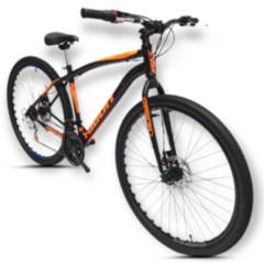 ATILA - Bicicleta Todoterreno Rin 29 Unisex 18 Cambios Naranja - M