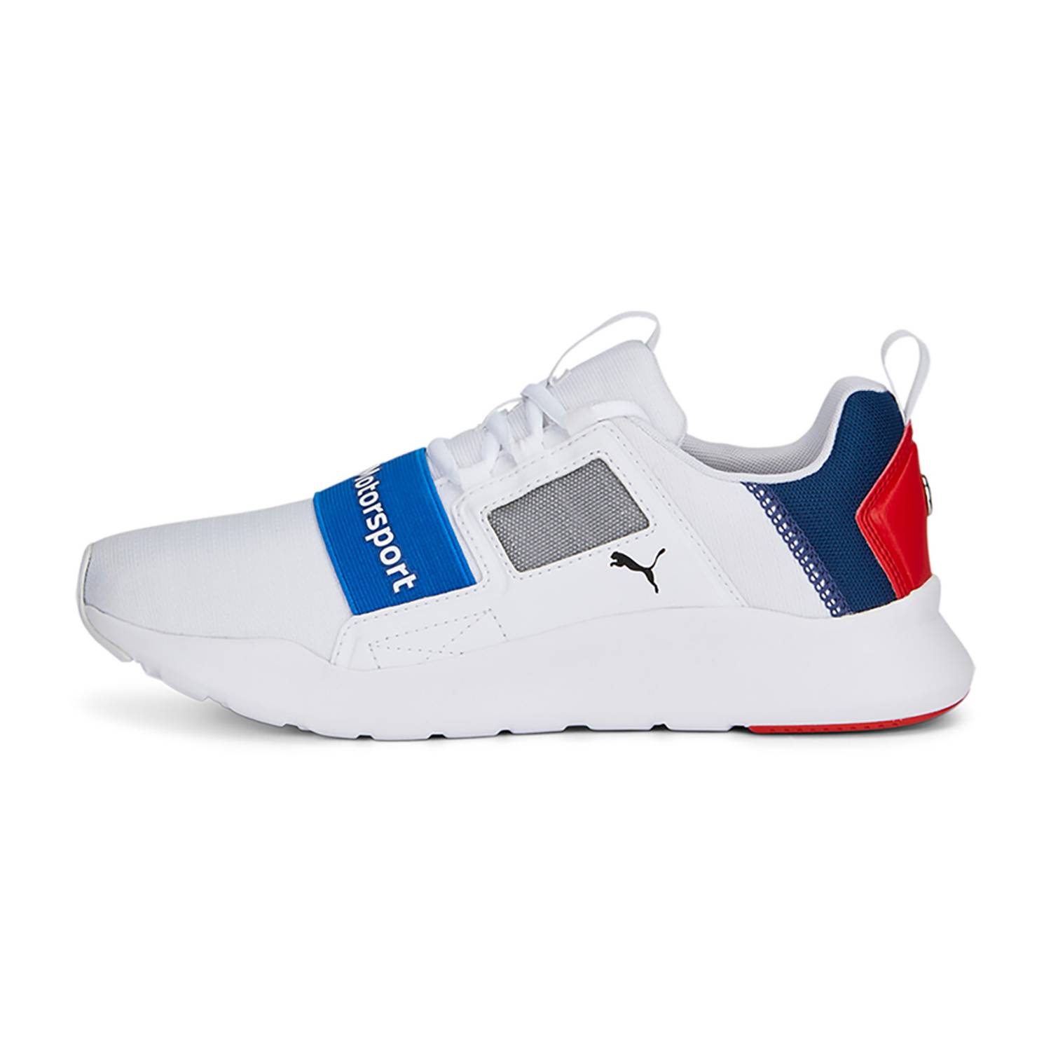 PUMA Zapatos deportivos BMW MMS con jaula con cable para hombre, casuales,  color blanco