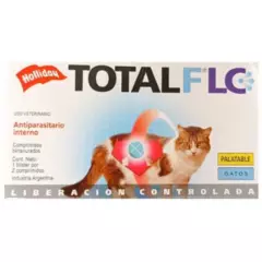 GENERICO - TOTAL FLC Antiparasitario Interno Para Gato x 2 Comprimidos