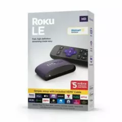ROKU - Reproductor Roku LE Full HD NegroPurpura Streaming Free TV