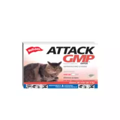 GENERICO - ATTACK GMP Desparasitante Gatos Mayores a 5 kg - 1 x 0.75 ml