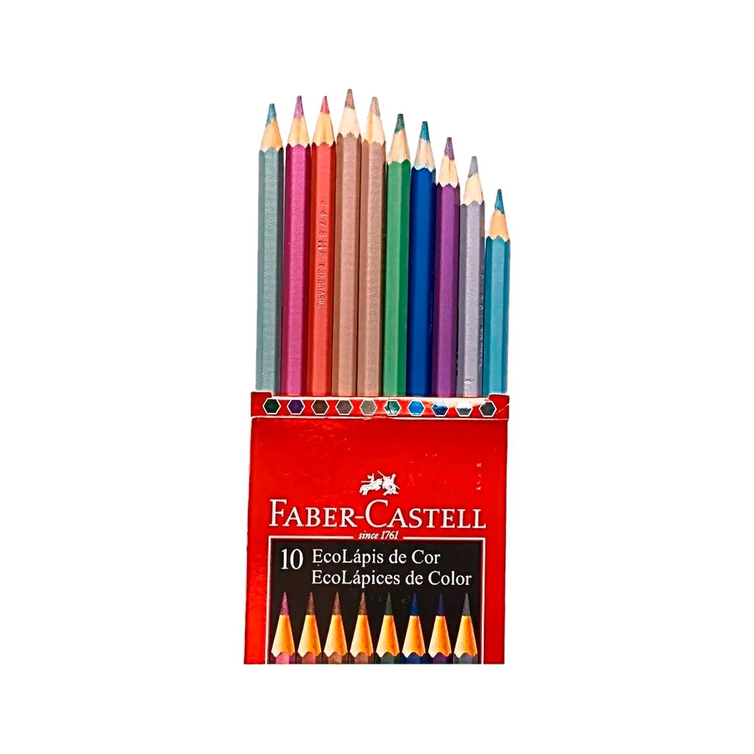 Set 10 Lápices de Color Metálicos Faber-Castell