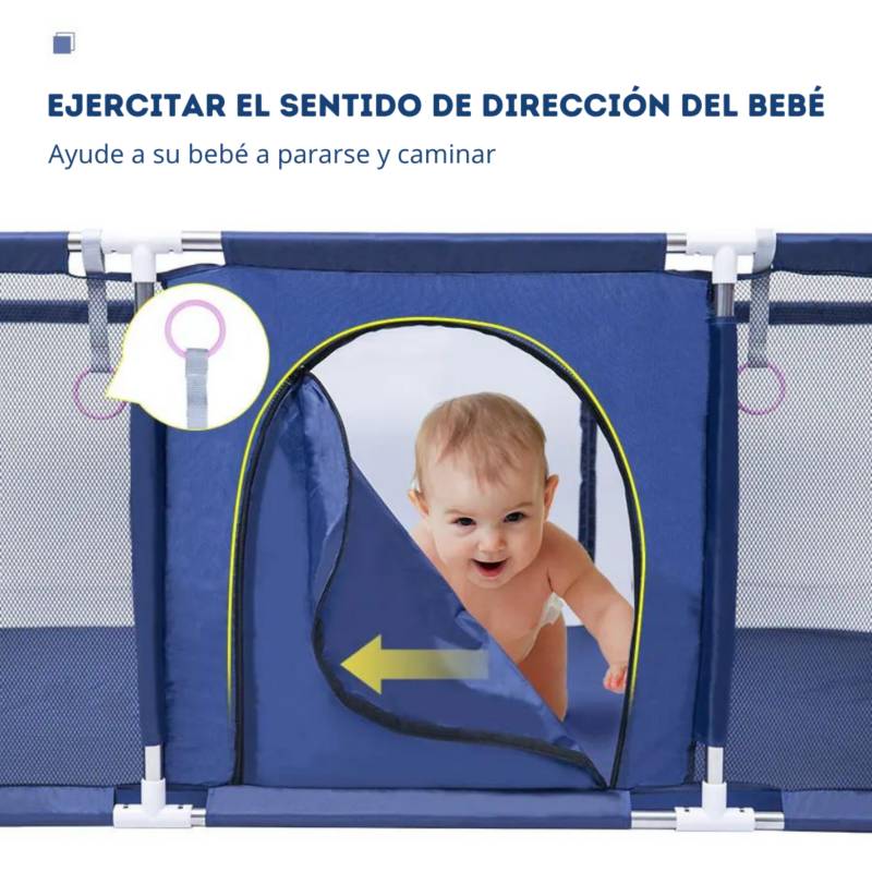 Parque Tipo Corral Infantil De Malla Para Bebés GENERICO