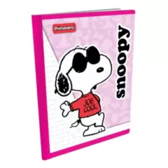 PRIMAVERA - Cuaderno Cosido Peanuts Snoopy Joe Cool 100 Hojas Ferrocarril