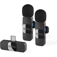 BOYA - Microfono Boya By-v20 Type- C Para Android Color Negro Original