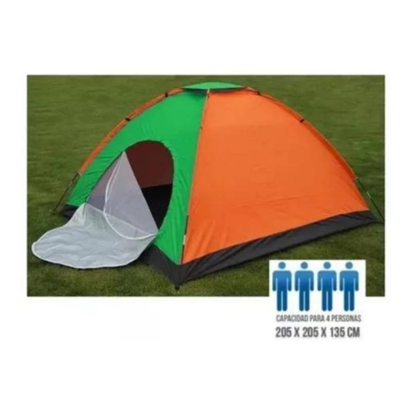 Carpa Para Acampar Glamping Armable Para 4 Personas 200x200 Generico 0320