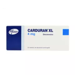 PFIZER - Carduran Xl 4 Mg Por 30 Tabletas.