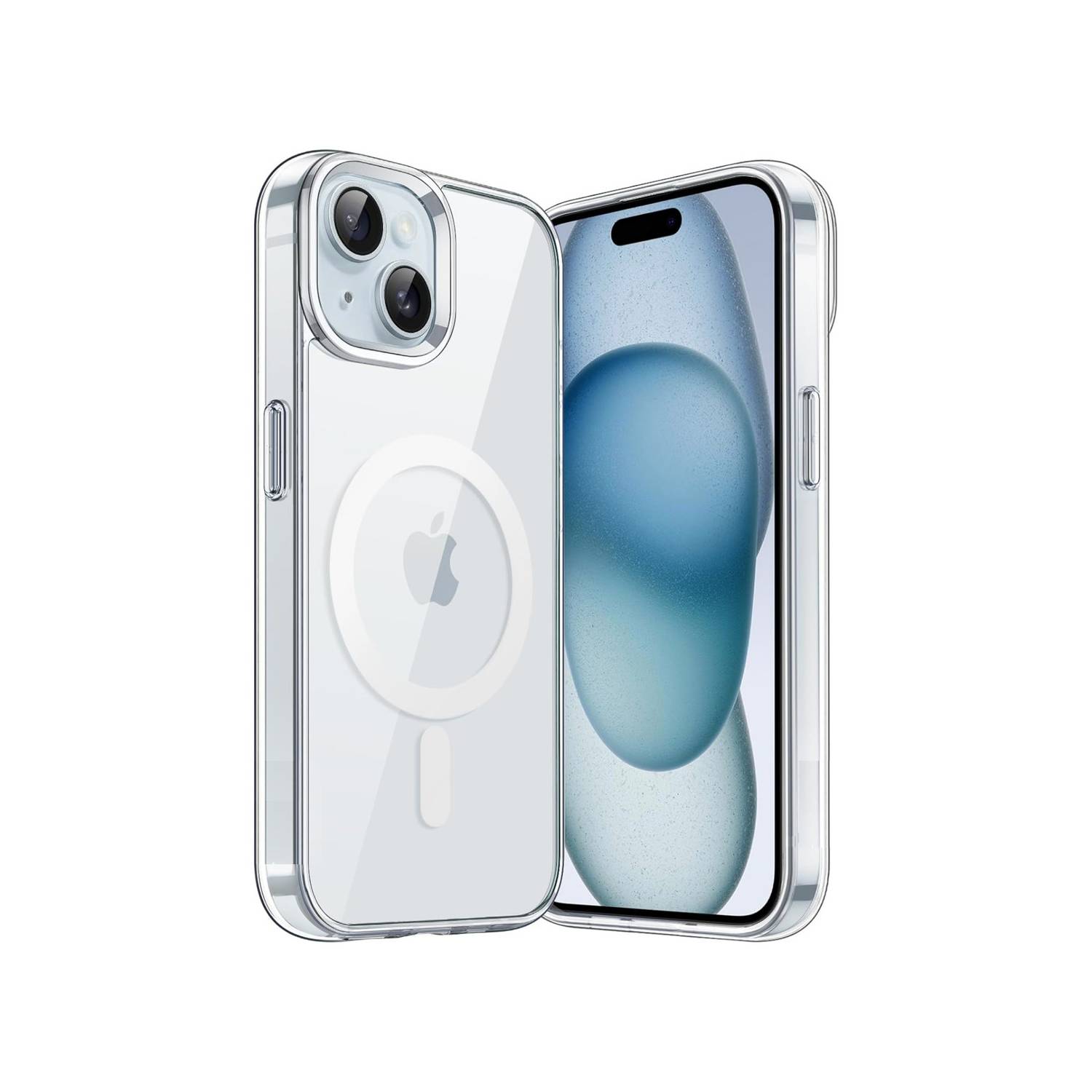 Funda PUREGEAR Slimshell MagSafe para iPhone 15 PRO Transparente, 64