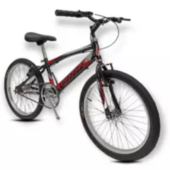 ATILA - Bicicleta Todoterreno para niño Rin 20 sin cambios negro