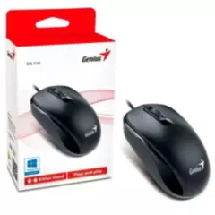 GENIUS - Mouse Genius Dx-110 Calm Black Alambrico