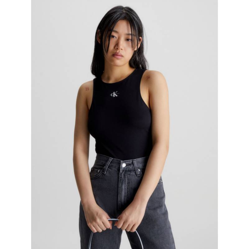 CAMISETA ORGÁNICA CROP TIRANTES MUJER