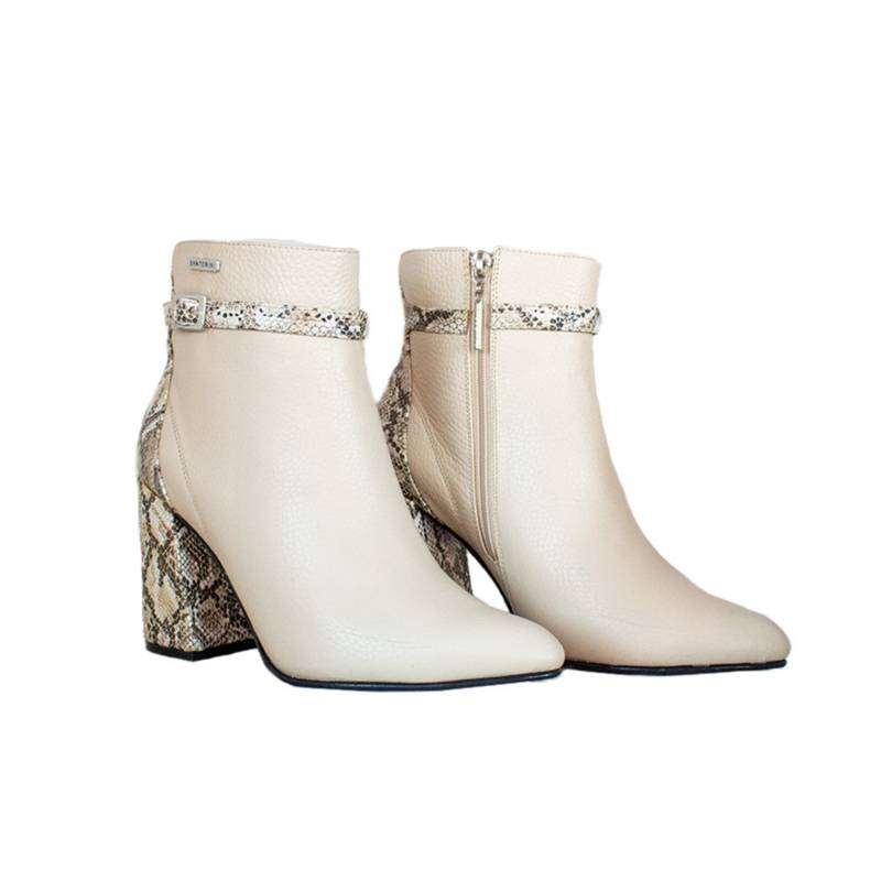 BOTINES PARA MUJER CHAVIN BEIGE - SANTORINI