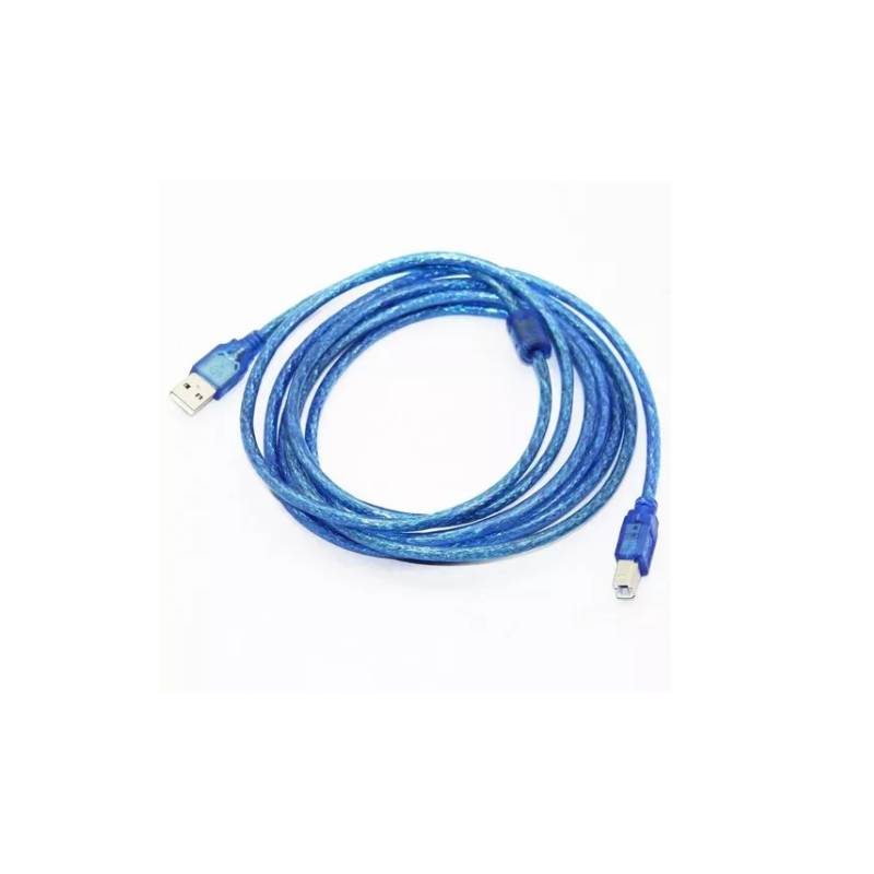 Cable USB 2.0 blindado de 10 metros para impresoras y