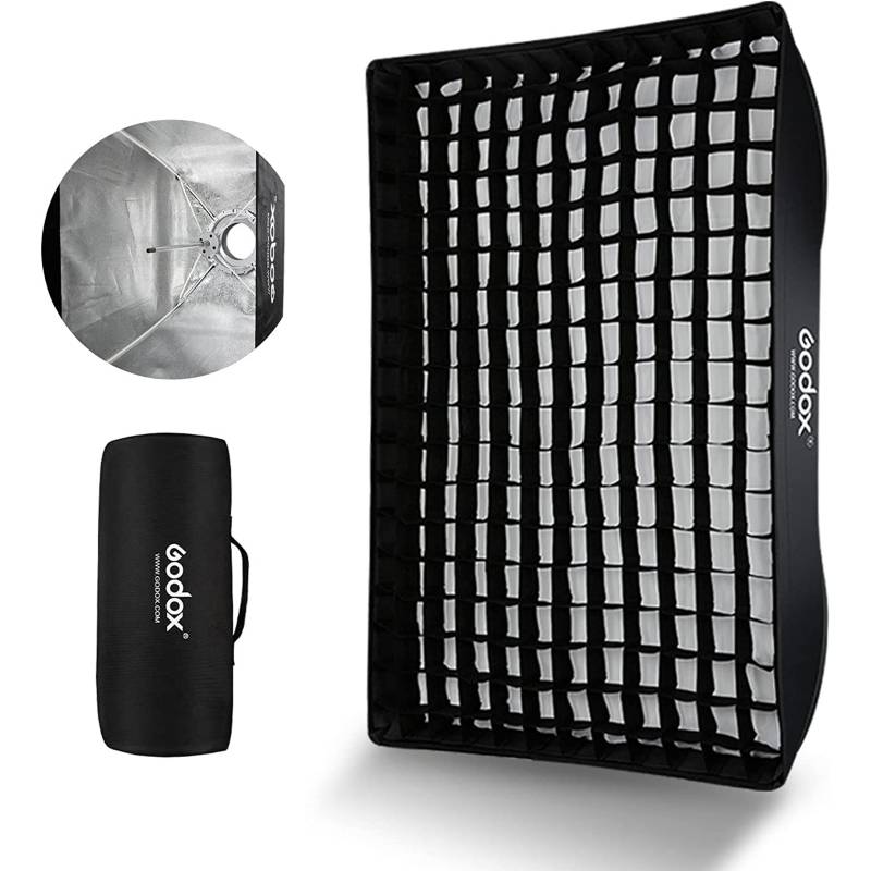 Softbox Godox de 60×60 Con Montura Bowen´s - Negro