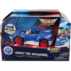 SONIC - Auto de carreras inalámbrico Sonic radiocontrol con luces