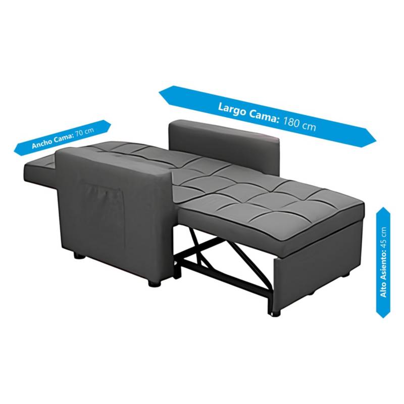 IPKIG 3 en 1 Silla Sleeper Bed, Silla multifunción Nicaragua