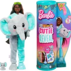 BARBIE - Muñeca Barbie Color Reveal Cutie Reveal - Elefante