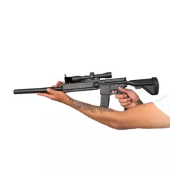 GENERICO - Pistola hidrogel  M416 color negra