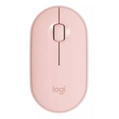 SHEDRAIN - Mouse inalámbrico Logitech Pebble M350 rosa