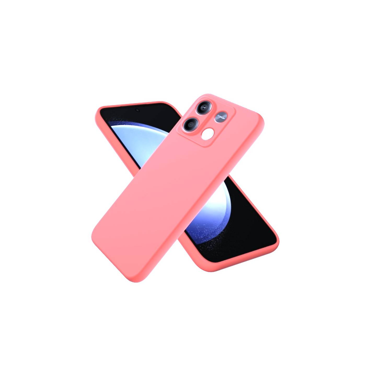 Funda Protectora Silicone Case Para Xiaomi Redmi Note 13 4G Rojo