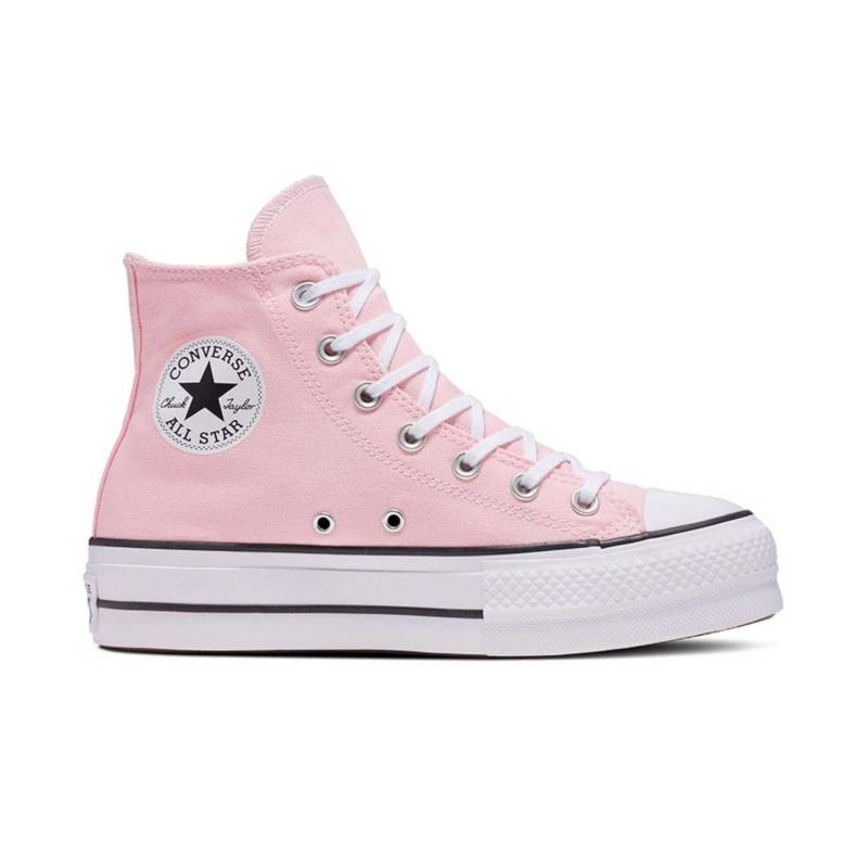 All star rosa hot sale cano alto masculino