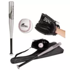 GENERICO - Kit De Baseball Con Bate De 24 “ Pelota Y Guante