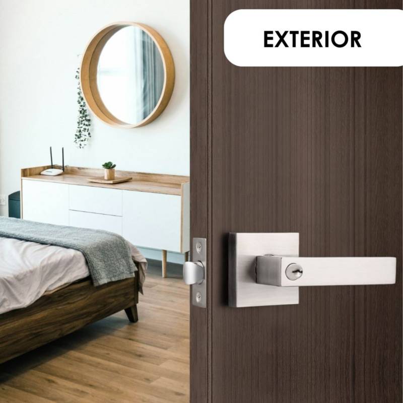 Cerradura Chapa Manija Habitación Hogar Madera Puerta Alcoba