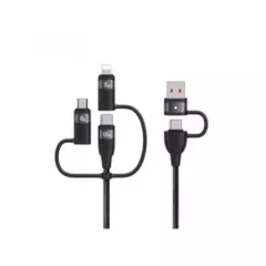 USAMS - Cable de Carga 6 en 1 USAMS Para iPhone, Tipo C, Micro USB, USB A