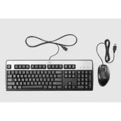 HEWLETT PACKARD - Combo Teclado y Mouse USB HPE Chasis Corporativo US