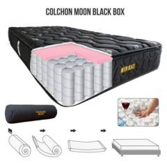 COLCHONES MOON - Colchon MOON BLACK BOX 140X190 POCKET ADAPTABLE