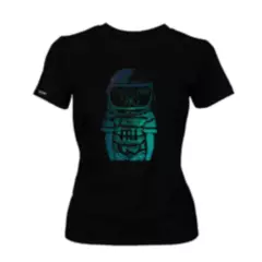 GENERICO - Camiseta Need more space Astronauta Dama mujer Original Nu Crown