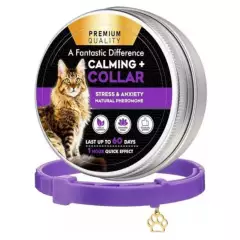 GENERICO - Collar Gato Relajante Feromonas Anti Estres Calma Mascotas