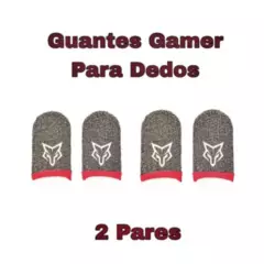 GENERICO - 2 Pares De Guantes / Fundas Para Dedos Gamer De Ultraduracion V2