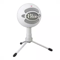 BLUE - Micrófono USB para Streaming Grabación Blue Snowball - Blanco