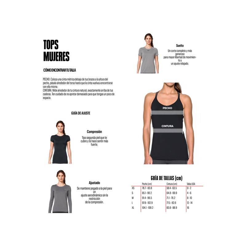 CAMISETA UNDER ARMOUR MUJER TECH SOLID - UNDER ARMOUR - Mujer