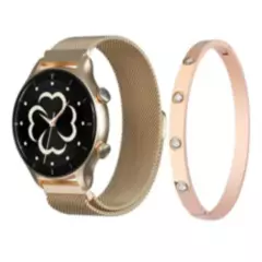GENERICO - Smartwatch Reloj Para Dama Sumergible 3 Pulzos Gtide Romance