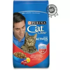 PURINA - CAT CHOW ADULTOS ACTIVOS Carne FortiDefense