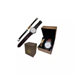MAZUGI - Reloj para hombre + pulsera regalo joven
