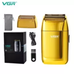 VGR - Afeitadora Eléctrica Hombre Shaver Vgr V-399 Rasuradora Usb