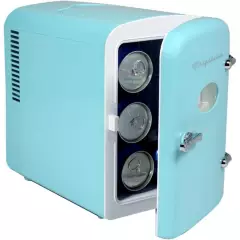 FRIGIDAIRE - Frigidaire Mini Refrigerador Retro 9 Latas Azul