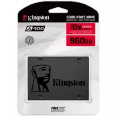 KINGSTON - Unidad Solida Kingston A400 960GB DRAM Less