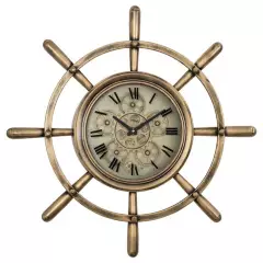 ICONICA HOME GALLERY - Reloj De Pared Maritime Con Engranaje Abierto