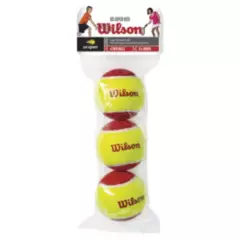 WILSON - Pelotas de Tenis Wilson US Open Transición Rojo x3