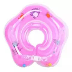 MUNDO BEBE - Flotador Para Bebé De Cuello Anillo De Seguridad Natación Rosa