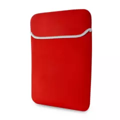 GENERICO - Funda estuche forro neopreno portatil laptop 15 pulgadas Rojo