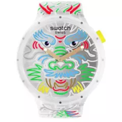 SWATCH - Reloj Swatch Año del Dragon In Cloud Transparente