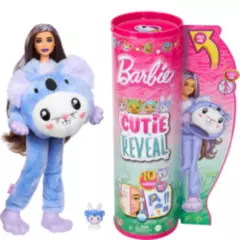 BARBIE - Muñeca Barbie Color Reveal Cutie Reveal con Mascota